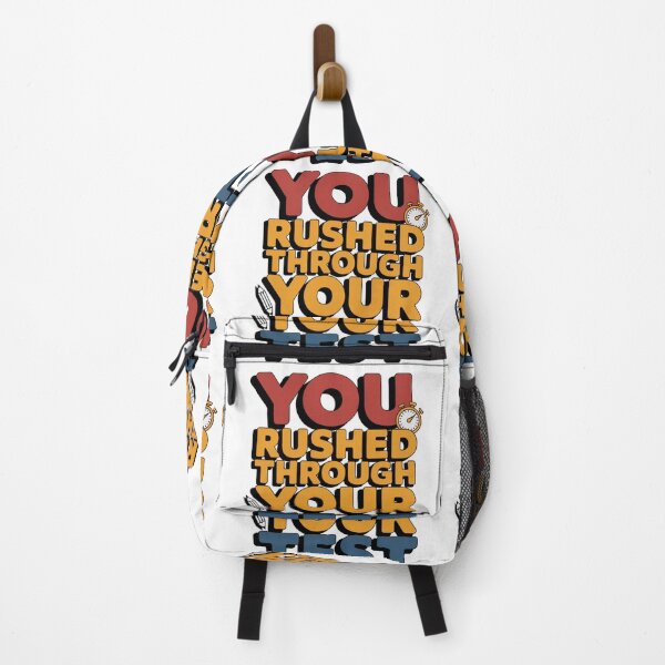Item preview, You Rushed Through Your Test Funny Teacher & Student Humor T-Shirt designed and sold by MerchlyMike.