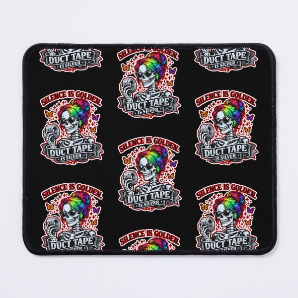 Item preview, Silence Is Golden Duct Tape Is Silver designed and sold by WoodburyLake.