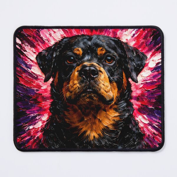 Item preview, Rottweiler Color Explosion Dog Art designed and sold by Vista Atelier.
