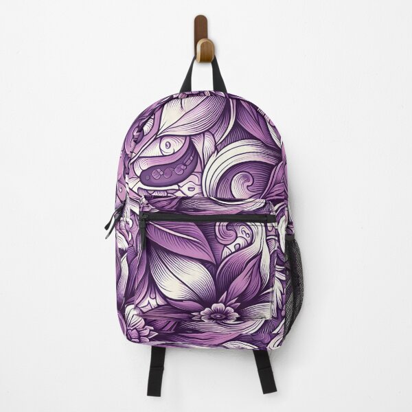 Item preview, Purple Swirl Floral Boho Pattern Art designed and sold by Apex Designs.