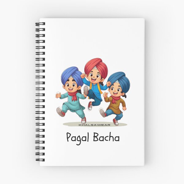 Item preview, Pagal Bacha: Crazy Child in Punjabi designed and sold by Khalsawear.