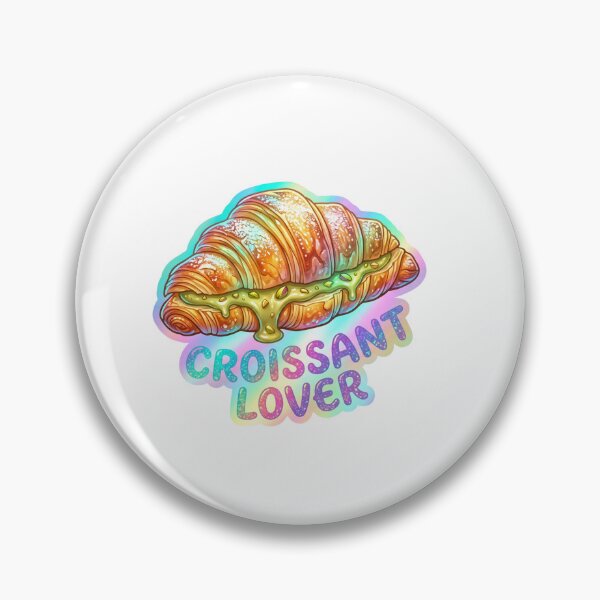 Item preview, Croissant with pistachio filling sticker designed and sold by ParryStickers.