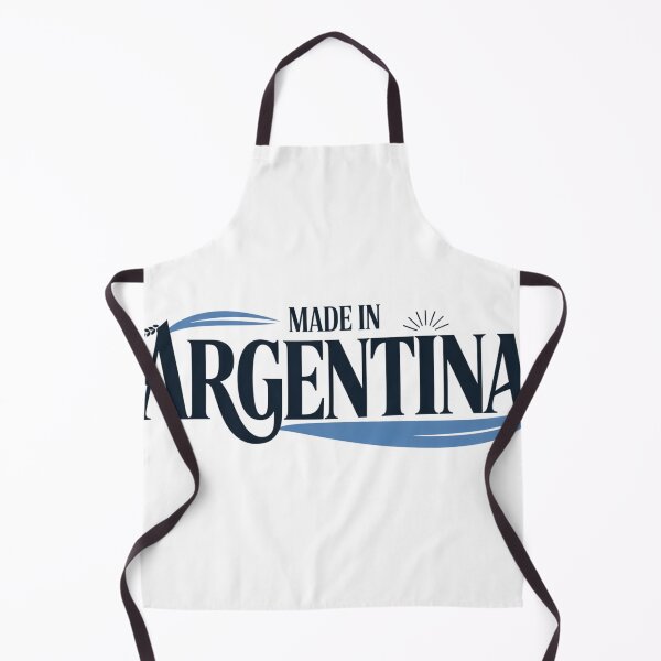 Item preview, Made in Argentina – Elegant Typography with Sky Blue Ribbon designed and sold by FusiTink.