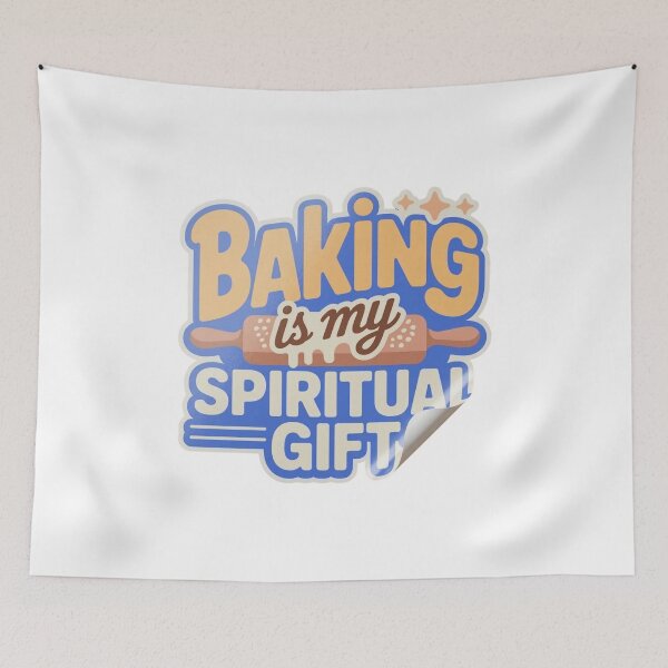Item preview, Baking Is My Spiritual Gift – Funny Baker T-Shirt designed and sold by MerchlyMike.
