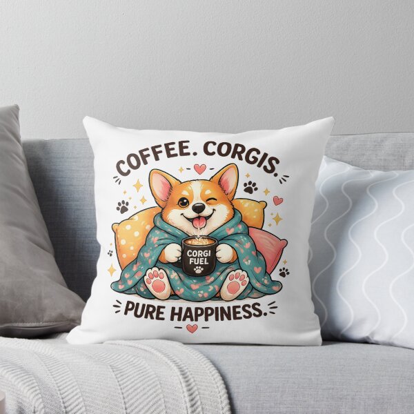 Item preview, Coffee Corgis Pure Happiness Shirt designed and sold by AggyCreatif.