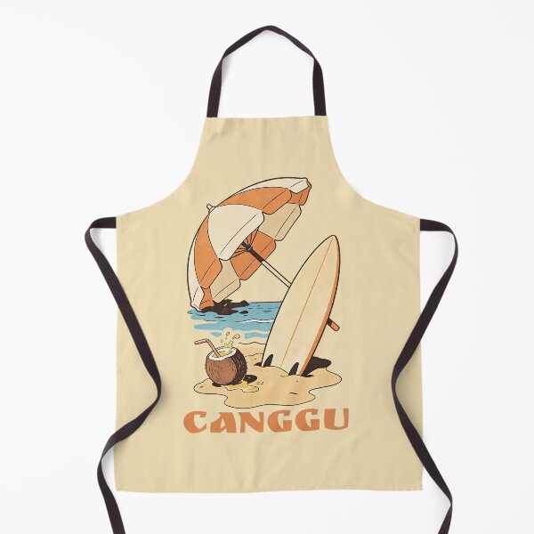 Artikelvorschau, Vintage Surf-Strand-Sonnenschirm mit Kokosnussszene entworfen und verkauft von MythicCotton.