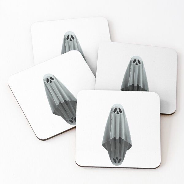 Item preview, Minimalist Ghost Aesthetic – Spooky Mirror Reflection Dark Art designed and sold by BlackBoneArt.