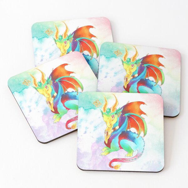 Item preview, Rainbow Dragon Princeling designed and sold by FishWithATopHat.