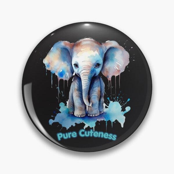 Item preview, A cute baby elephant Pure Cuteness designed and sold by MarthaPlace.
