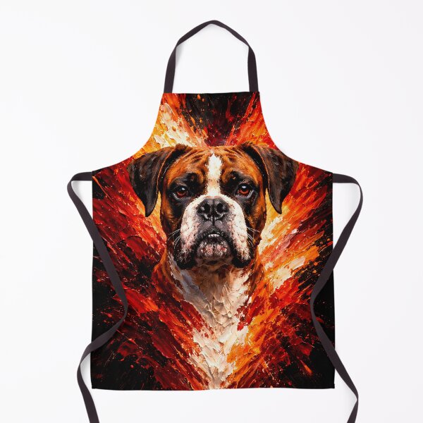 Item preview, Boxer Color Explosion Dog Art designed and sold by Vista Atelier.