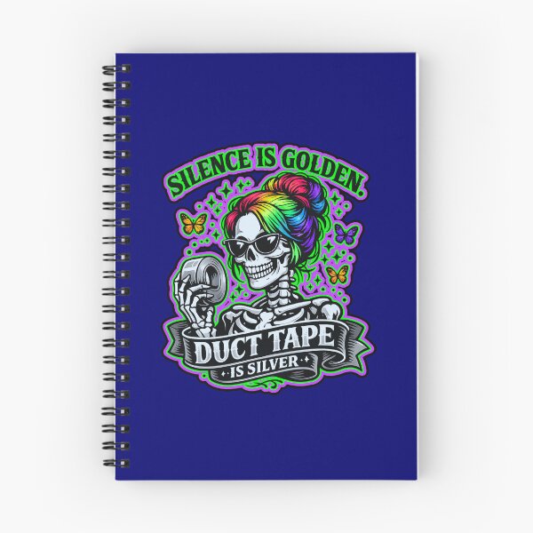 Item preview, Silence Is Golden Duct Tape Is Silver  designed and sold by WoodburyLake.
