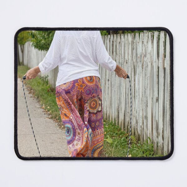 Item preview, Old Lady Jumps Rope Down a Sidewalk  designed and sold by Maria Dryfhout.