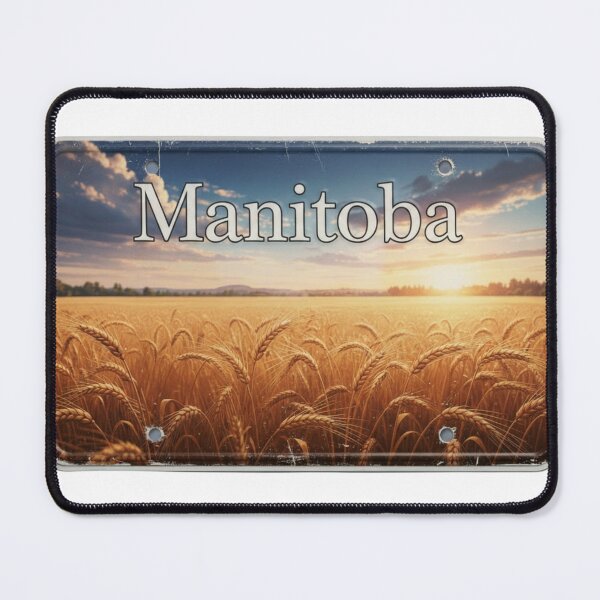 Item preview, Manitoba Prairie Inspired Plate Design designed and sold by The Souvenir Dept..