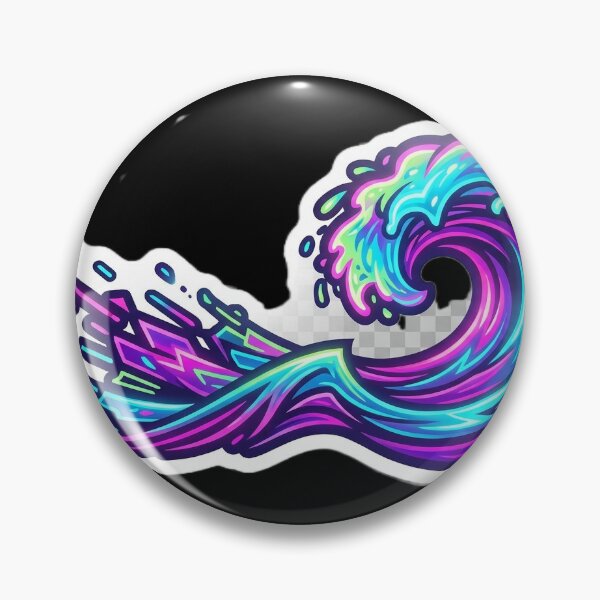 Item preview, Venti Waves Streetwear Neon Wave Design designed and sold by Venti waves.