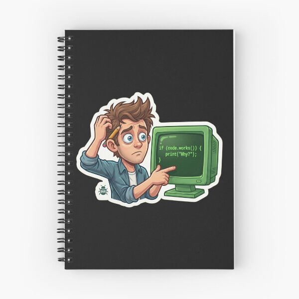 Item preview, Funny Programmer Code Works Why Debugging Humor designed and sold by AkDesign022.