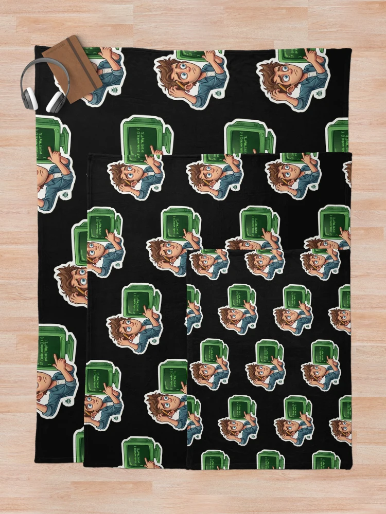 Thumbnail 5 of 6, Throw Blanket, Funny Programmer Code Works Why Debugging Humor designed and sold by AkDesign022.