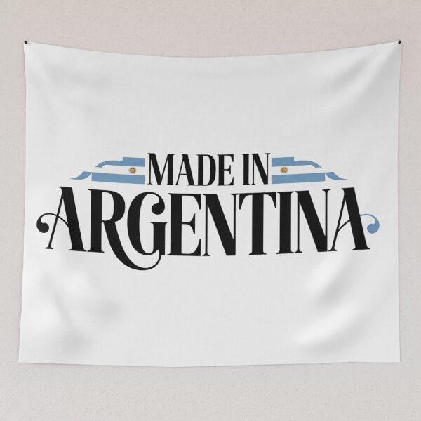 Item preview, Made in Argentina – Minimal Sky Blue Banner (Subtle Pride) designed and sold by FusiTink.