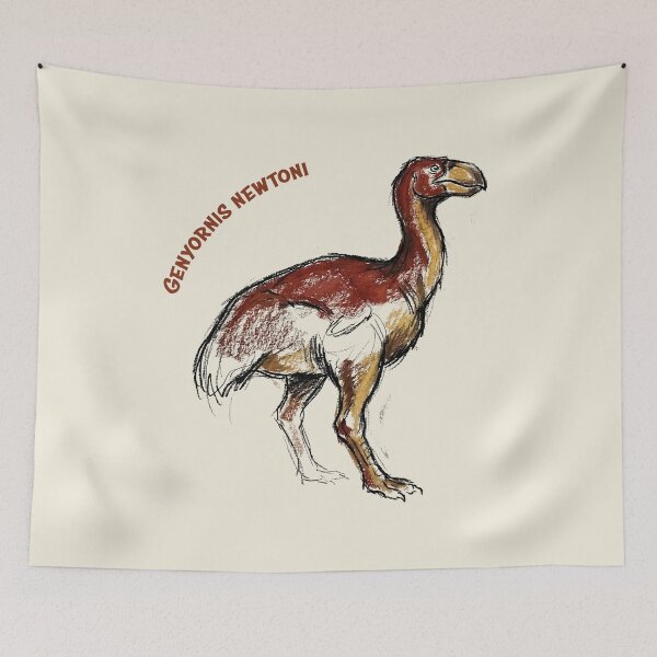 Item preview, Genyornis newtoni Megafauna Print: The Doomed Pleistocene Thunder Bird designed and sold by FreiherrPK.