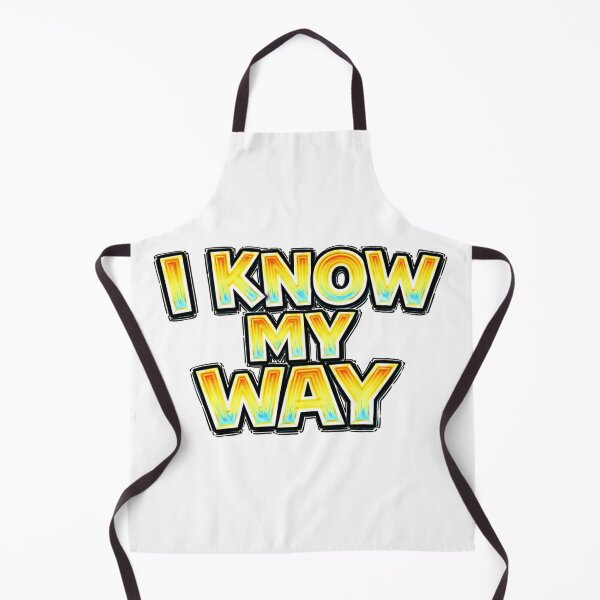 Item preview, I KNOW MY WAY – hand drawn childlike typography designed and sold by Mac Sketches.