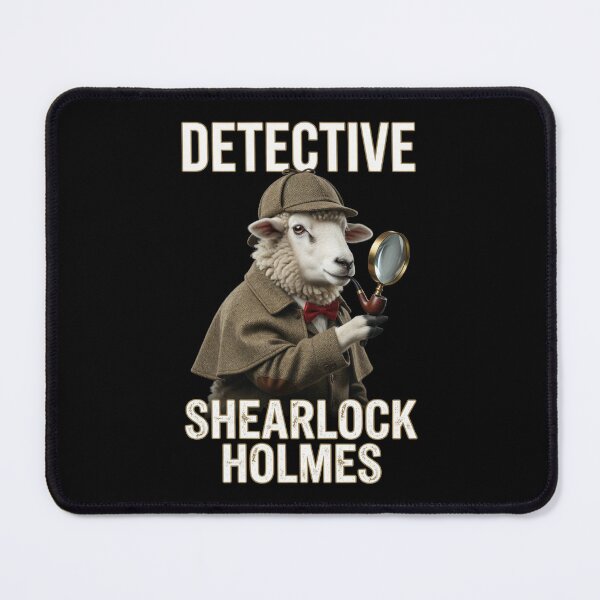 Item preview, Detective Shearlock Holmes - Sheep Detective designed and sold by REAL IRISH GIFTS.