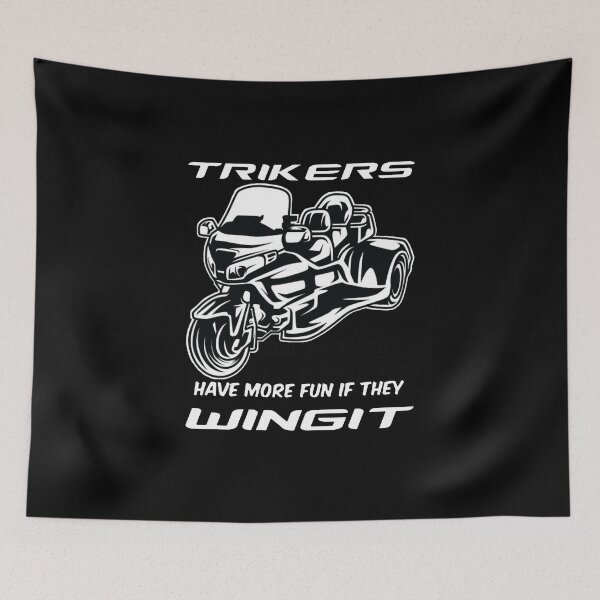Item preview, Honda Goldwing Trike Inspired Touring Motorcycle T-Shirt - Premium Three-Wheel Cruiser Graphic for Long-Distance Riders designed and sold by ColorRebel.