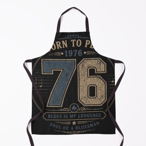 Item preview, Vintage 76 Blues Style – Born in 1976 Retro Distressed Design designed and sold by MWSailingClub.