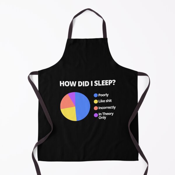 Item preview, Sleep Deprived Insomnia Pie Chart Funny T-Shirts Tees Pins Stickers Magnets Mugs So Tired Can't Sleep Humorous Haven't Slept Gifts designed and sold by ChronicillnessT.