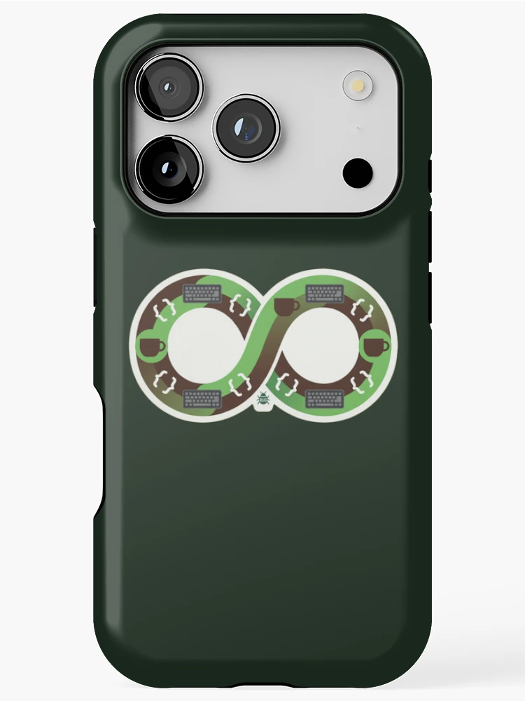 Thumbnail 1 of 4, iPhone Case, Infinite Coding Loop Coffee Keyboard Developer designed and sold by AkDesign022.