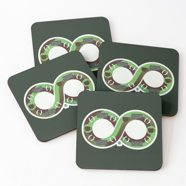 Item preview, Infinite Coding Loop Coffee Keyboard Developer designed and sold by AkDesign022.