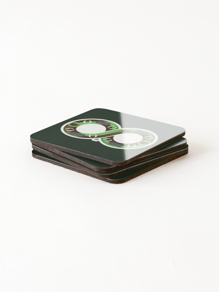 Thumbnail 4 of 5, Coasters (Set of 4), Infinite Coding Loop Coffee Keyboard Developer designed and sold by AkDesign022.