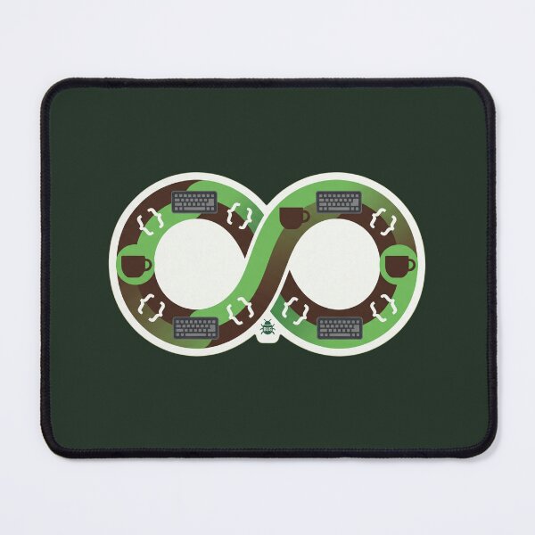 Item preview, Infinite Coding Loop Coffee Keyboard Developer designed and sold by AkDesign022.