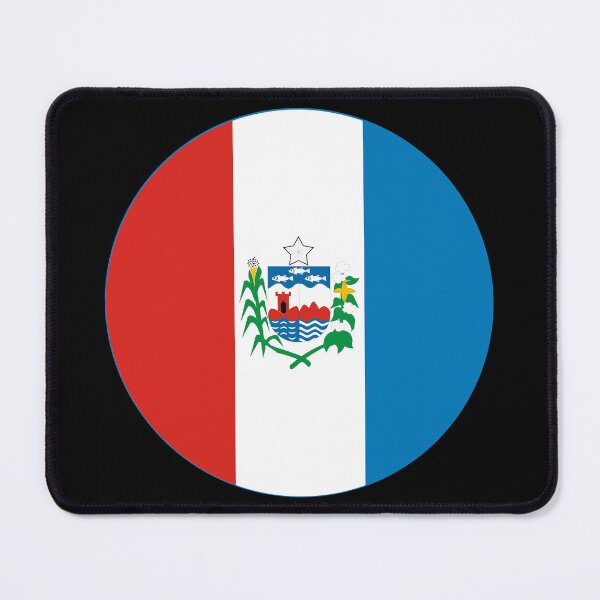 Item preview, Alagoas Brazil Round Flag State Emblem designed and sold by NTGUILTY.