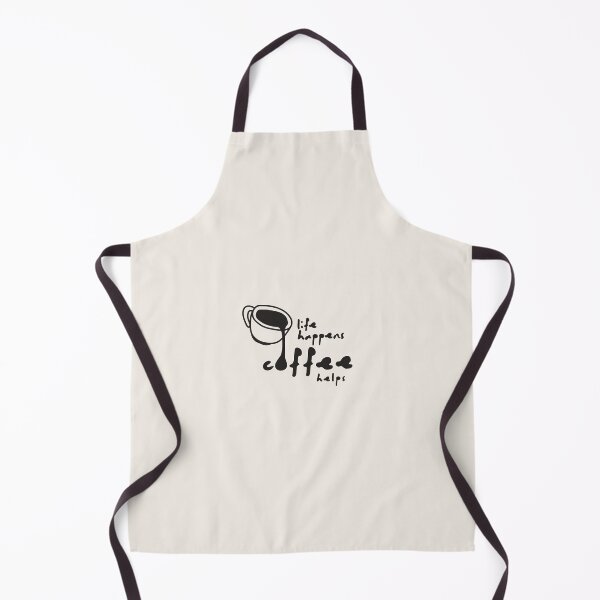 Item preview, life happens coffee helps designed and sold by pints & pixels.