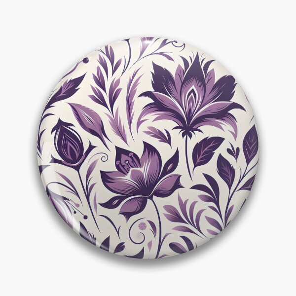 Item preview, Soft Purple Botanical Seamless Pattern Art designed and sold by Apex Designs.