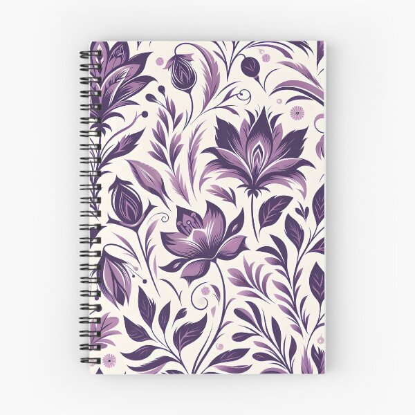 Item preview, Soft Purple Botanical Seamless Pattern Art designed and sold by Apex Designs.