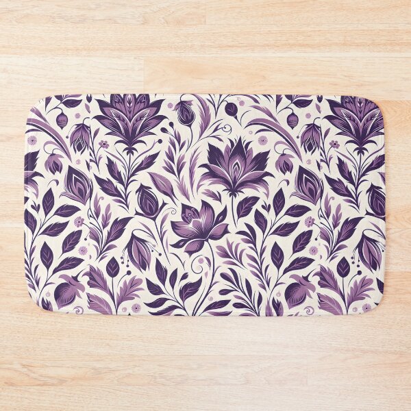 Item preview, Soft Purple Botanical Seamless Pattern Art designed and sold by Apex Designs.