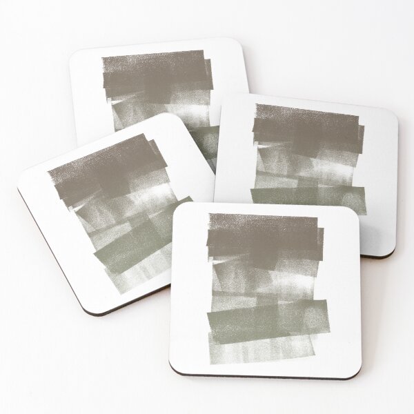 Item preview, Swatch Sample Textured Monoprint - Earth to Sage Gradient designed and sold by Irene Estelle.