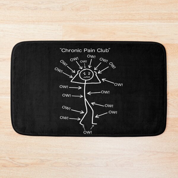 Item preview, Ow Arrows Chronic Pain Stick Figure Humor designed and sold by FreshVibe Prints.