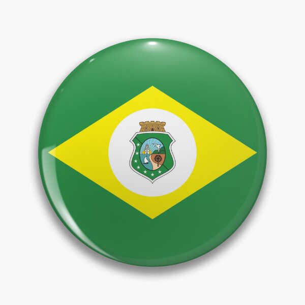 Item preview, Ceara Brazil Round Flag State Emblem designed and sold by NTGUILTY.