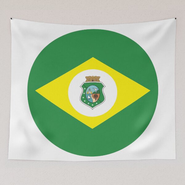 Item preview, Ceara Brazil Round Flag State Emblem designed and sold by NTGUILTY.