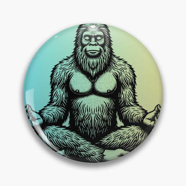 Item preview, Meditation Bigfoot designed and sold by The Painted Lamb.