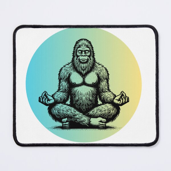 Item preview, Meditation Bigfoot designed and sold by The Painted Lamb.