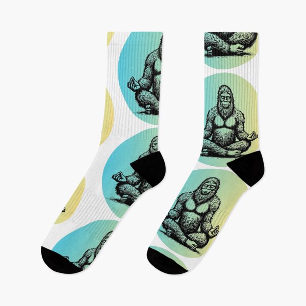 Item preview, Meditation Bigfoot designed and sold by The Painted Lamb.