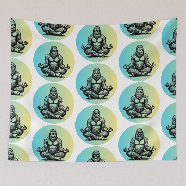 Item preview, Meditation Bigfoot designed and sold by The Painted Lamb.