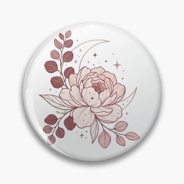 Item preview, Ethereal Peony & Celestial Moon Botanical Art designed and sold by GreatPeopleMind.