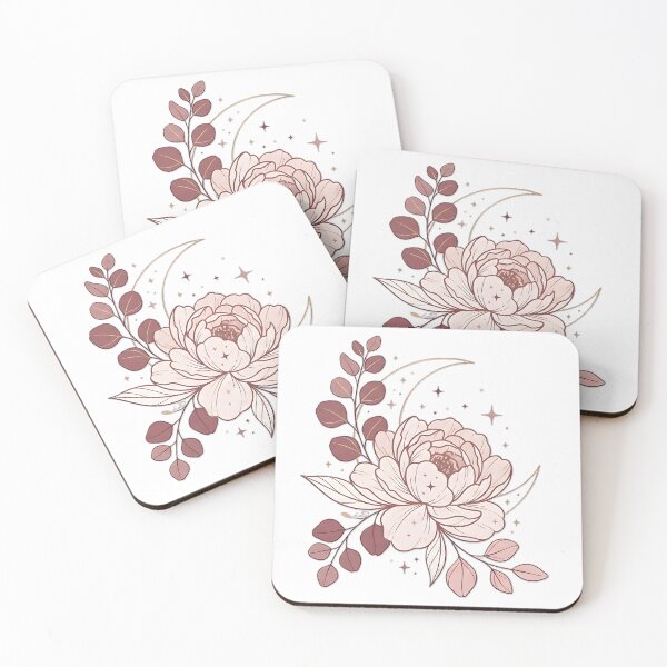 Item preview, Ethereal Peony & Celestial Moon Botanical Art designed and sold by GreatPeopleMind.