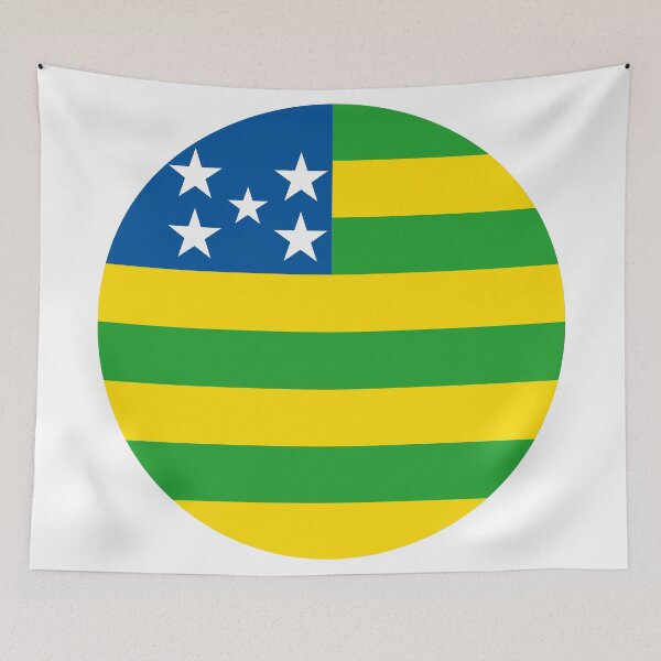 Item preview, Goias Brazil Round Flag State Emblem designed and sold by NTGUILTY.