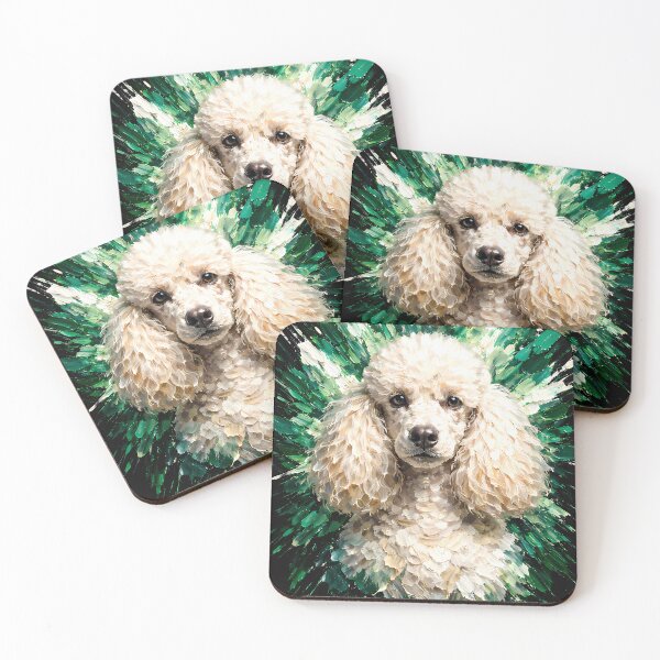 Item preview, Poodle Color Explosion Dog Art designed and sold by Vista Atelier.