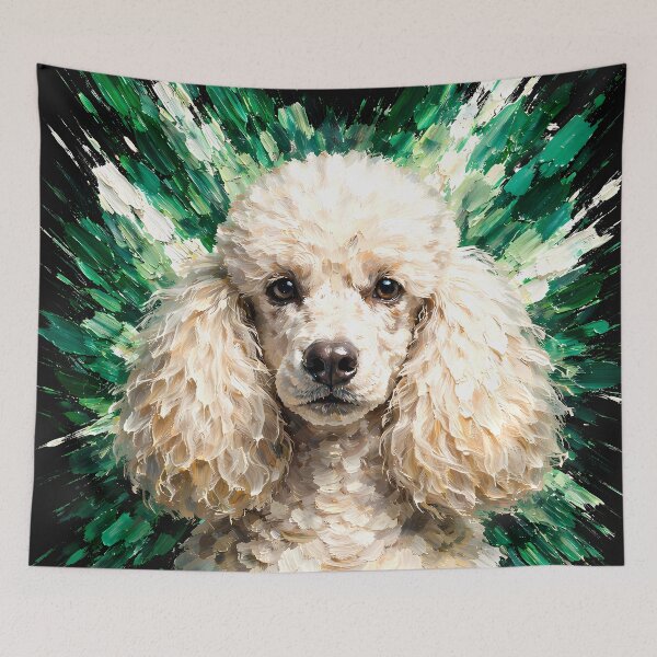 Item preview, Poodle Color Explosion Dog Art designed and sold by Vista Atelier.