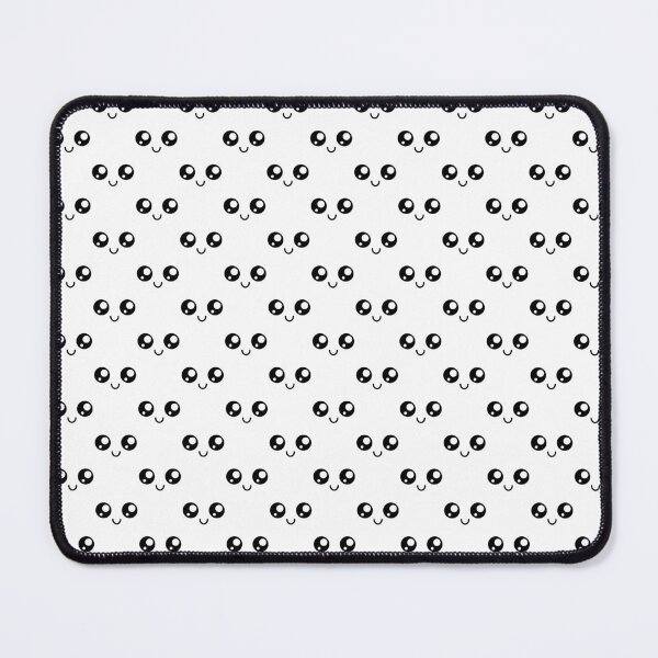 Item preview, Cute kawaii happy smiling face pattern designed and sold by BlushyPrint.